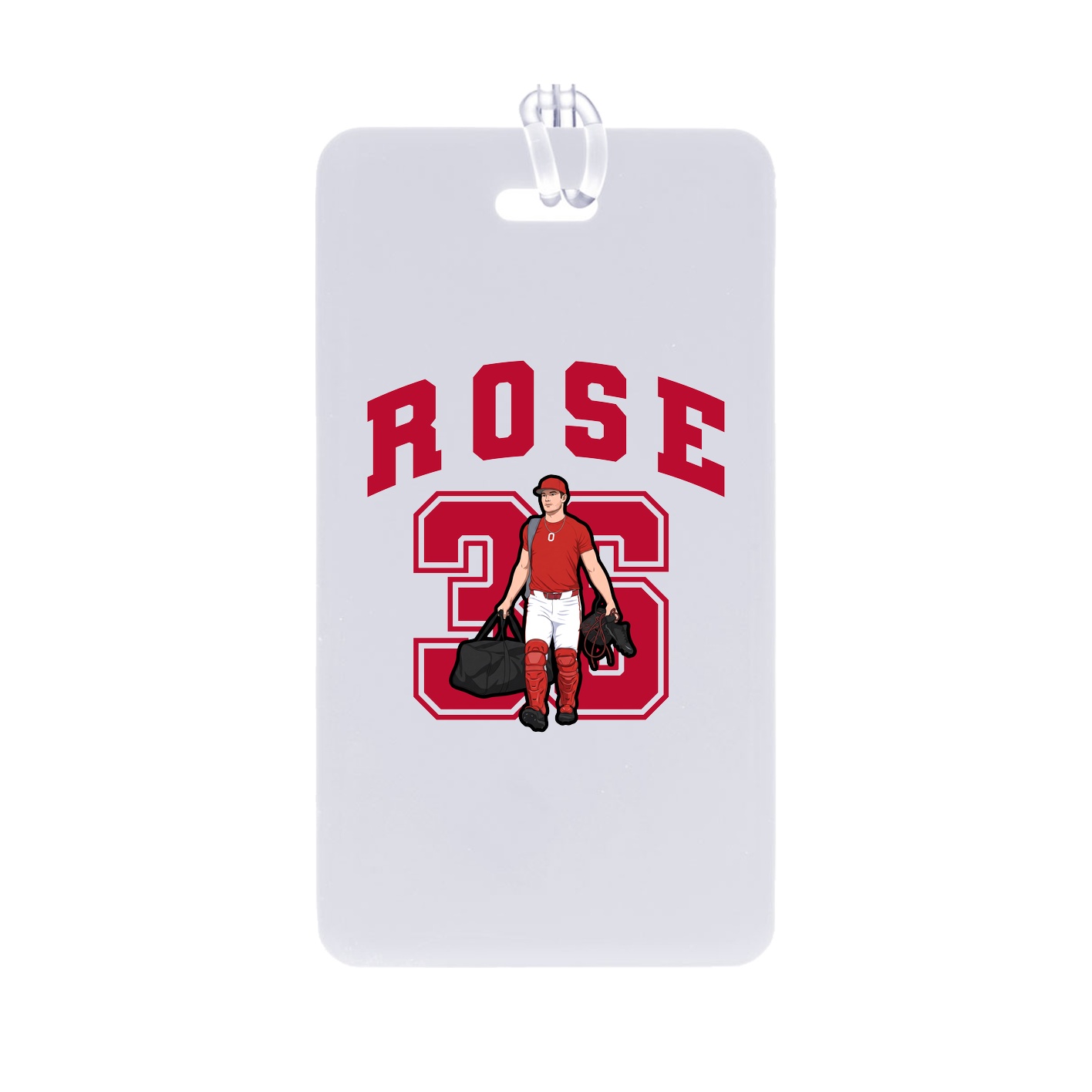Bag Tag — Number in Classic