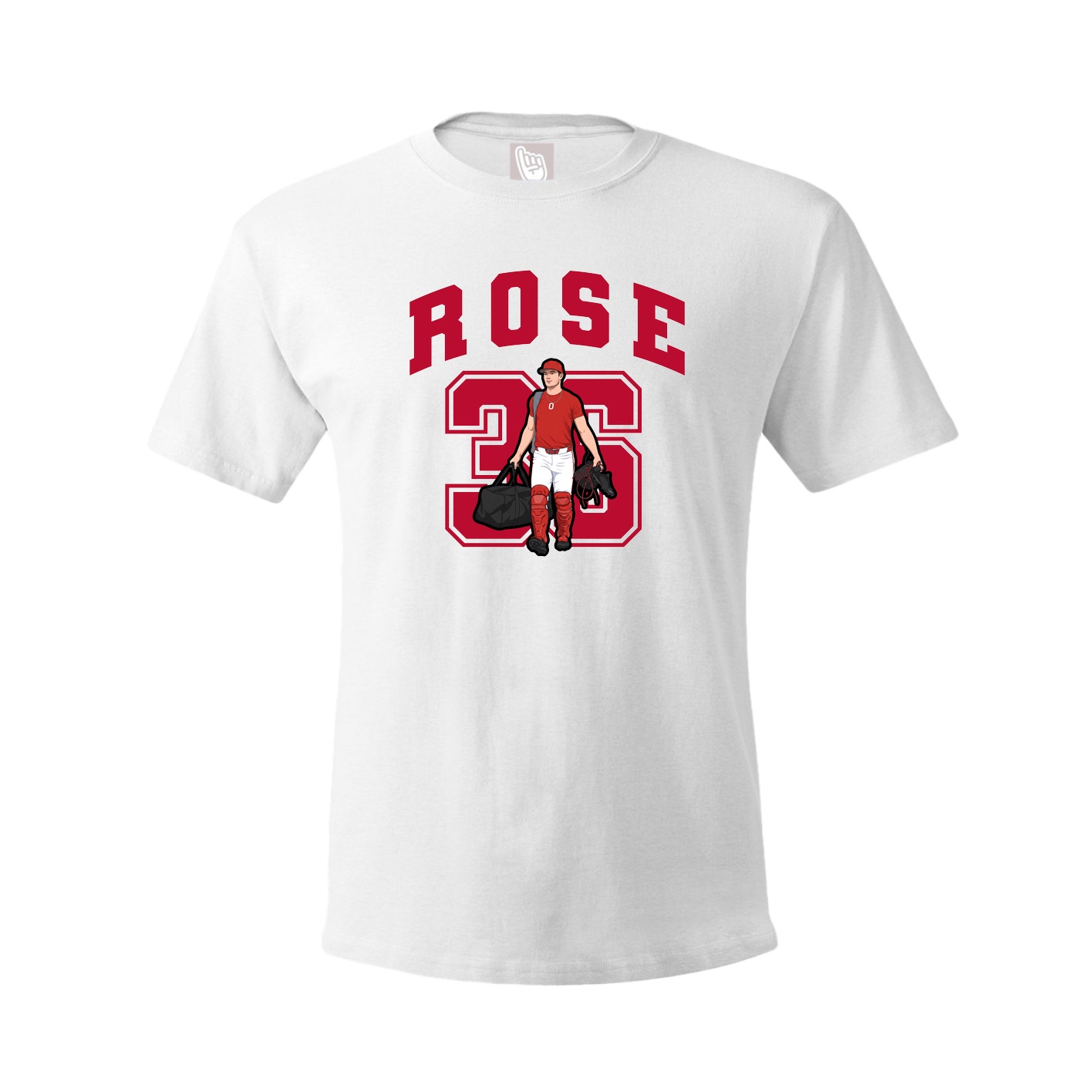 Tee — Number in White