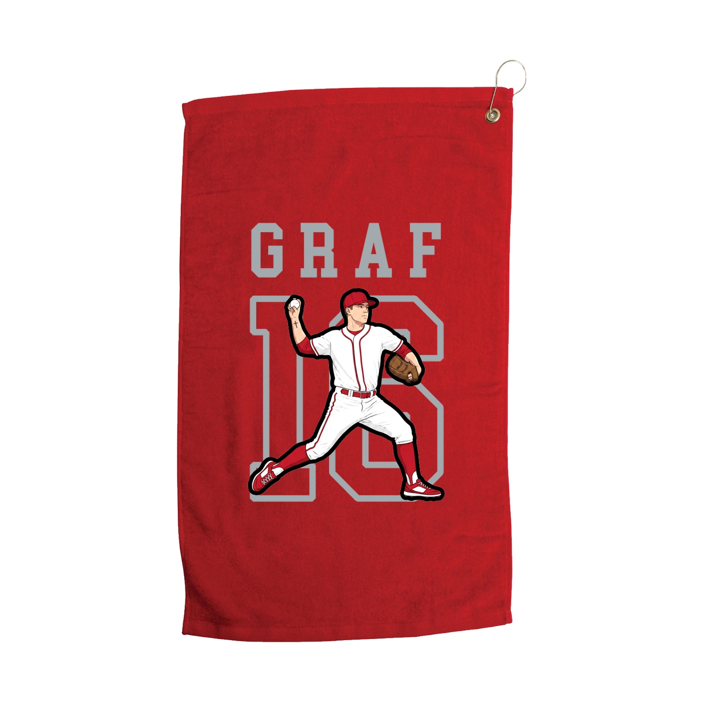 Golf Towel — Shirsey in Red