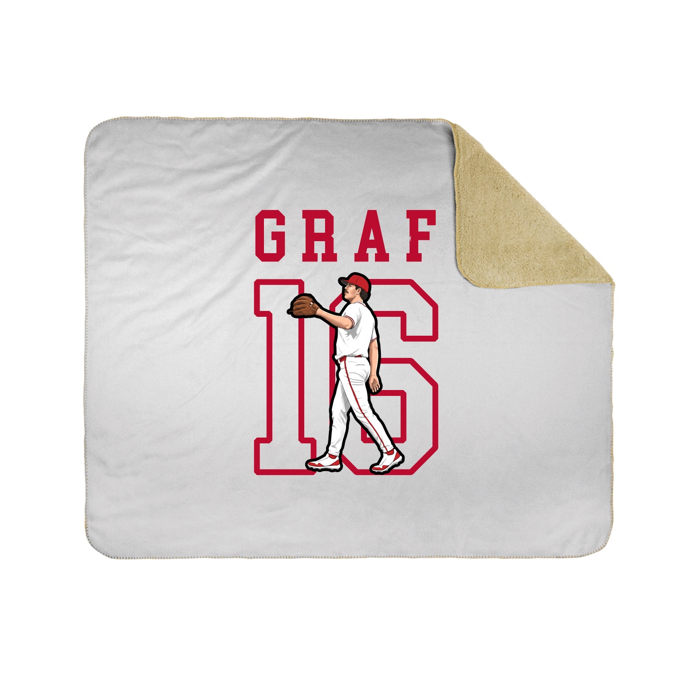 Throw Blanket — Shirsey in White