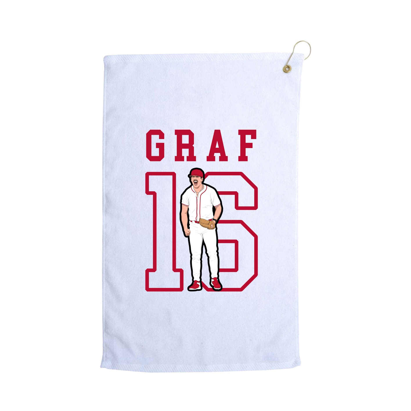 Golf Towel — Shirsey in White