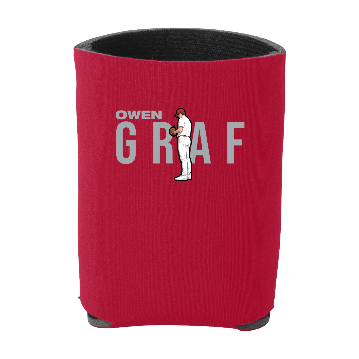 Can Holder — Player Name in Red