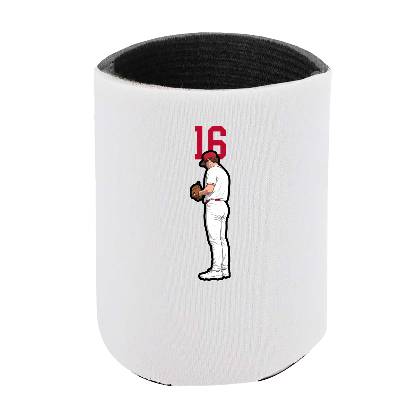 Can Holder — Number Top in White