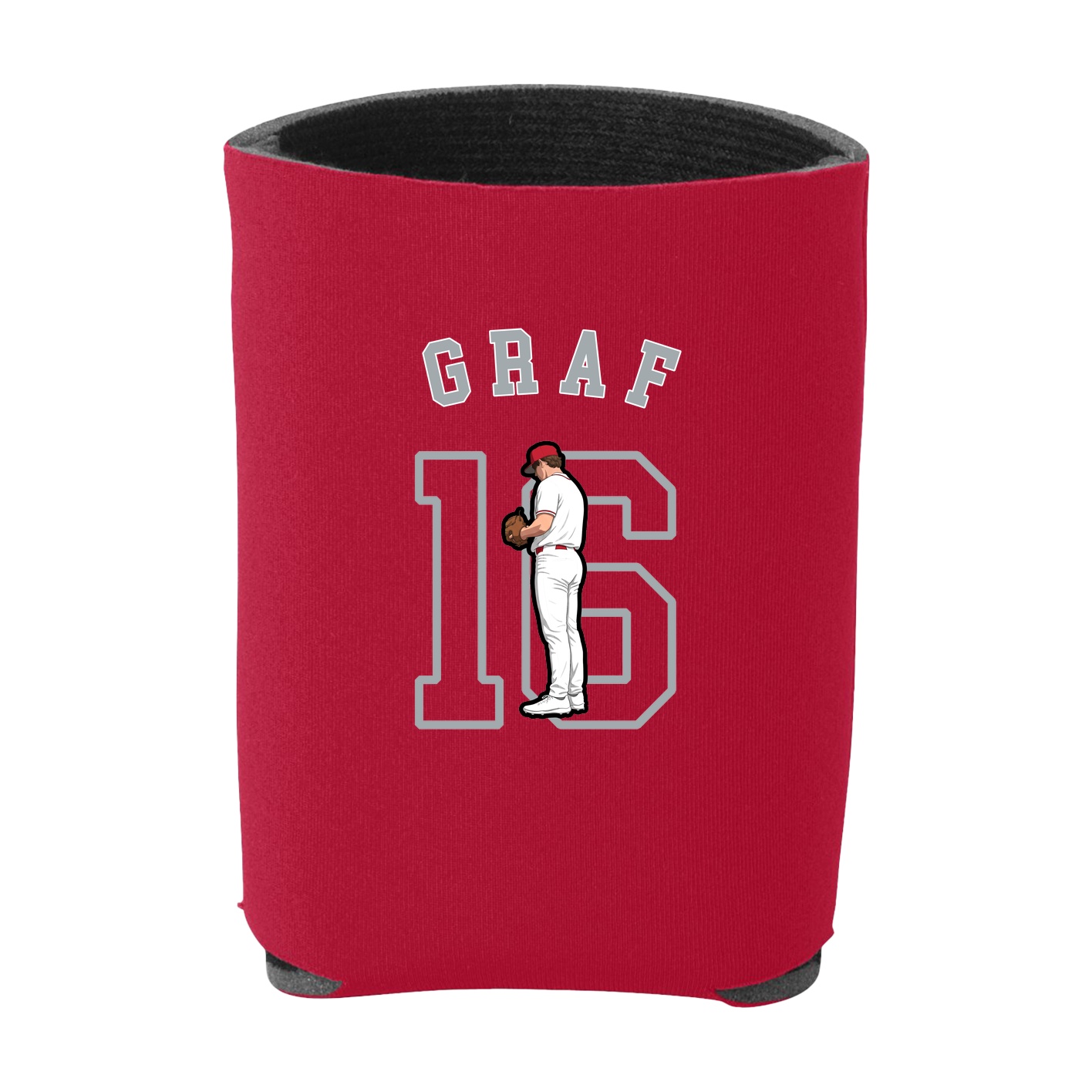 Can Holder — Shirsey Arch in Red