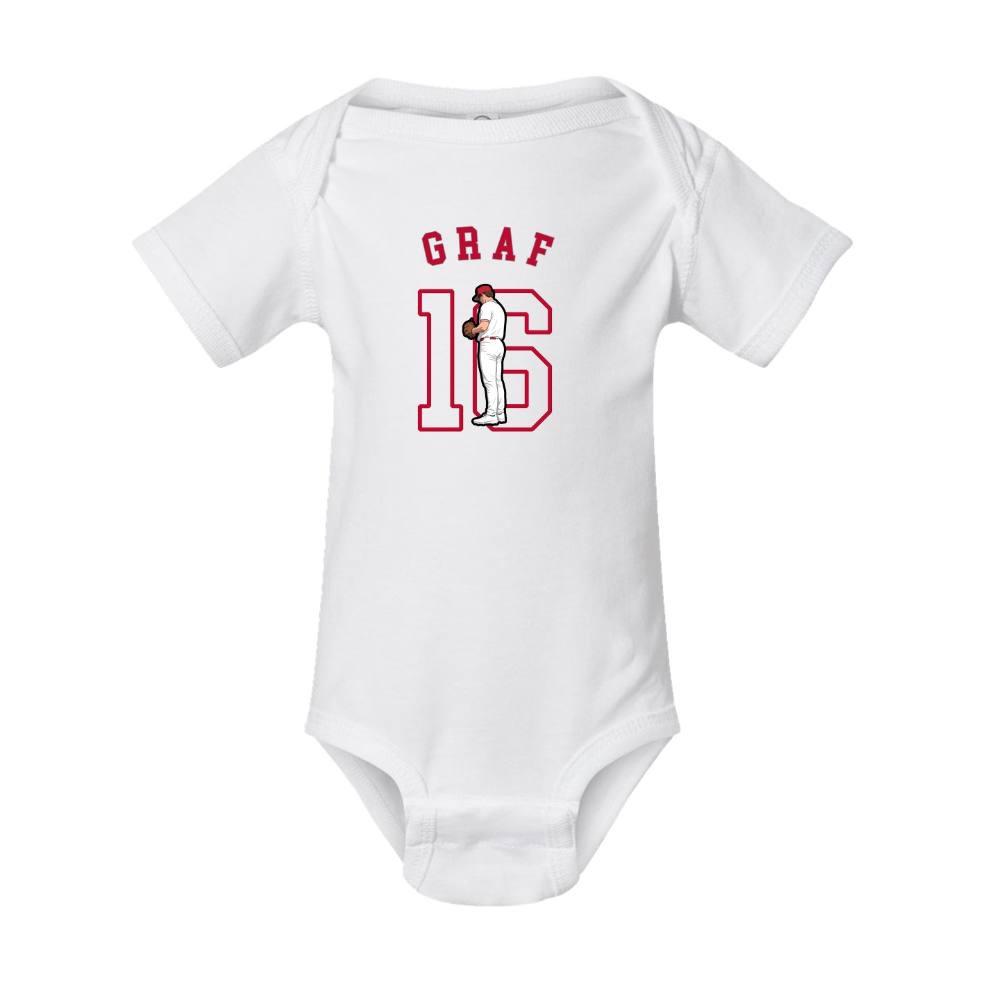 Baby Onesie — Shirsey Arch in White