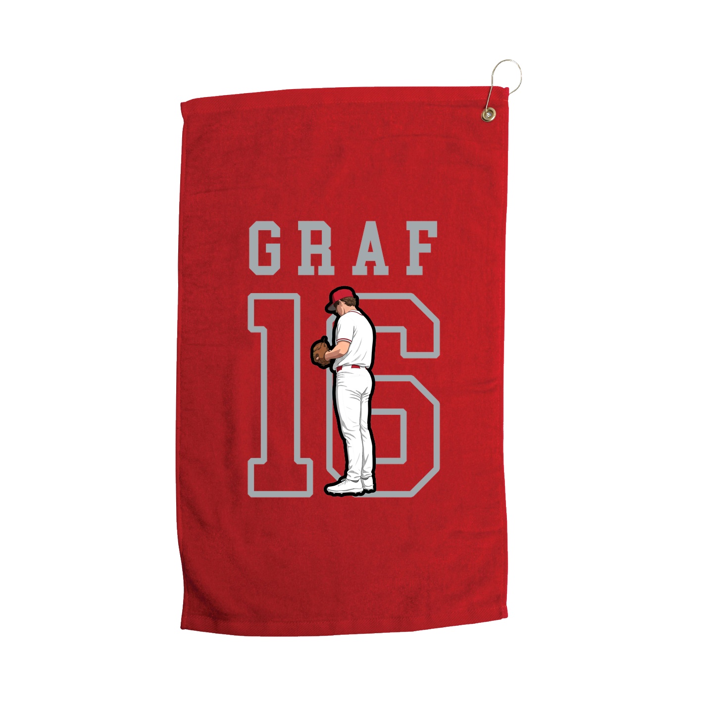 Golf Towel — Shirsey in Red