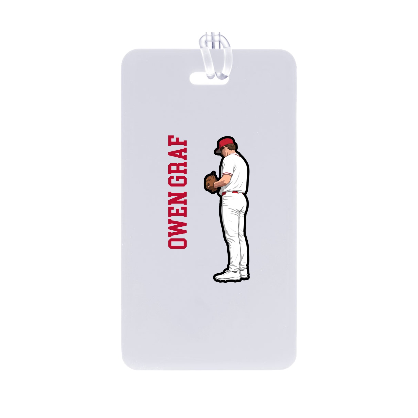 Bag Tag — Name Vertical in Classic