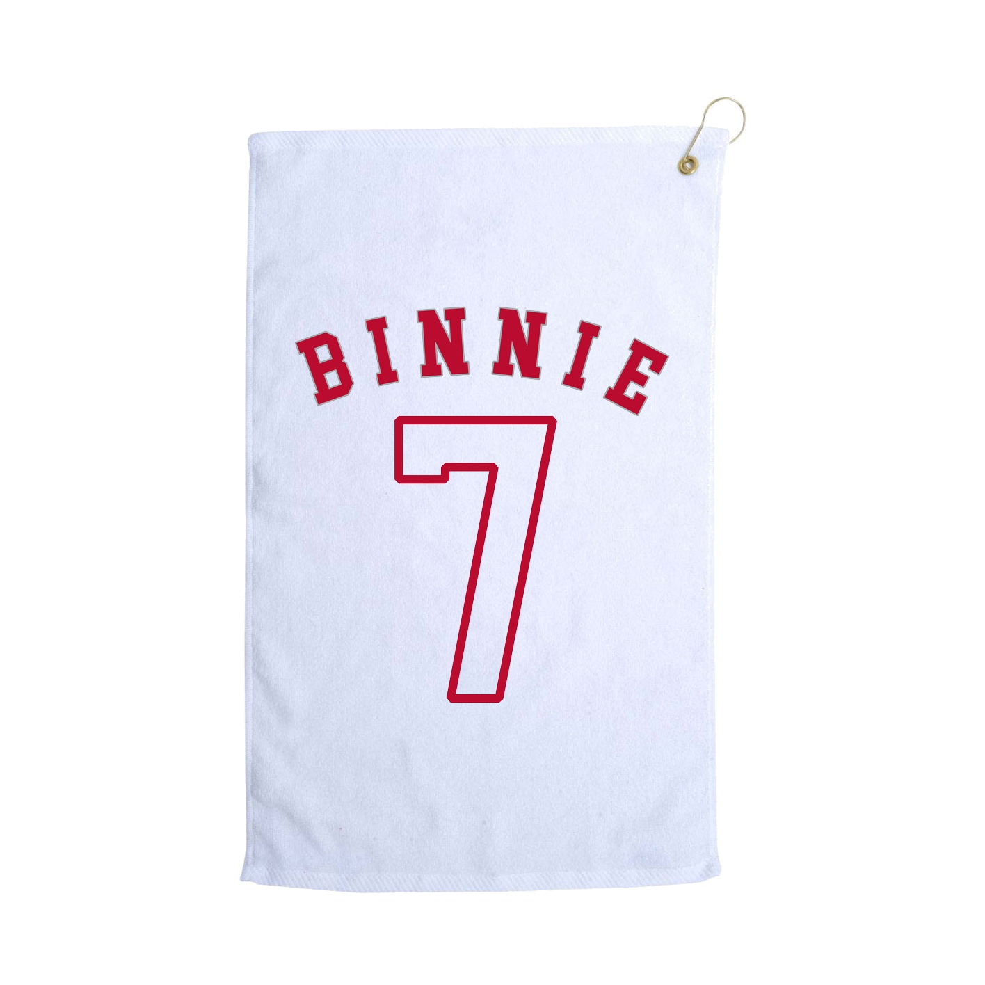 Golf Towel — Shirsey Arch in White