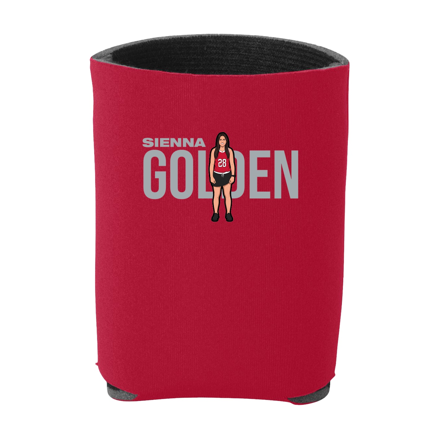 Can Holder — Player Name in Red