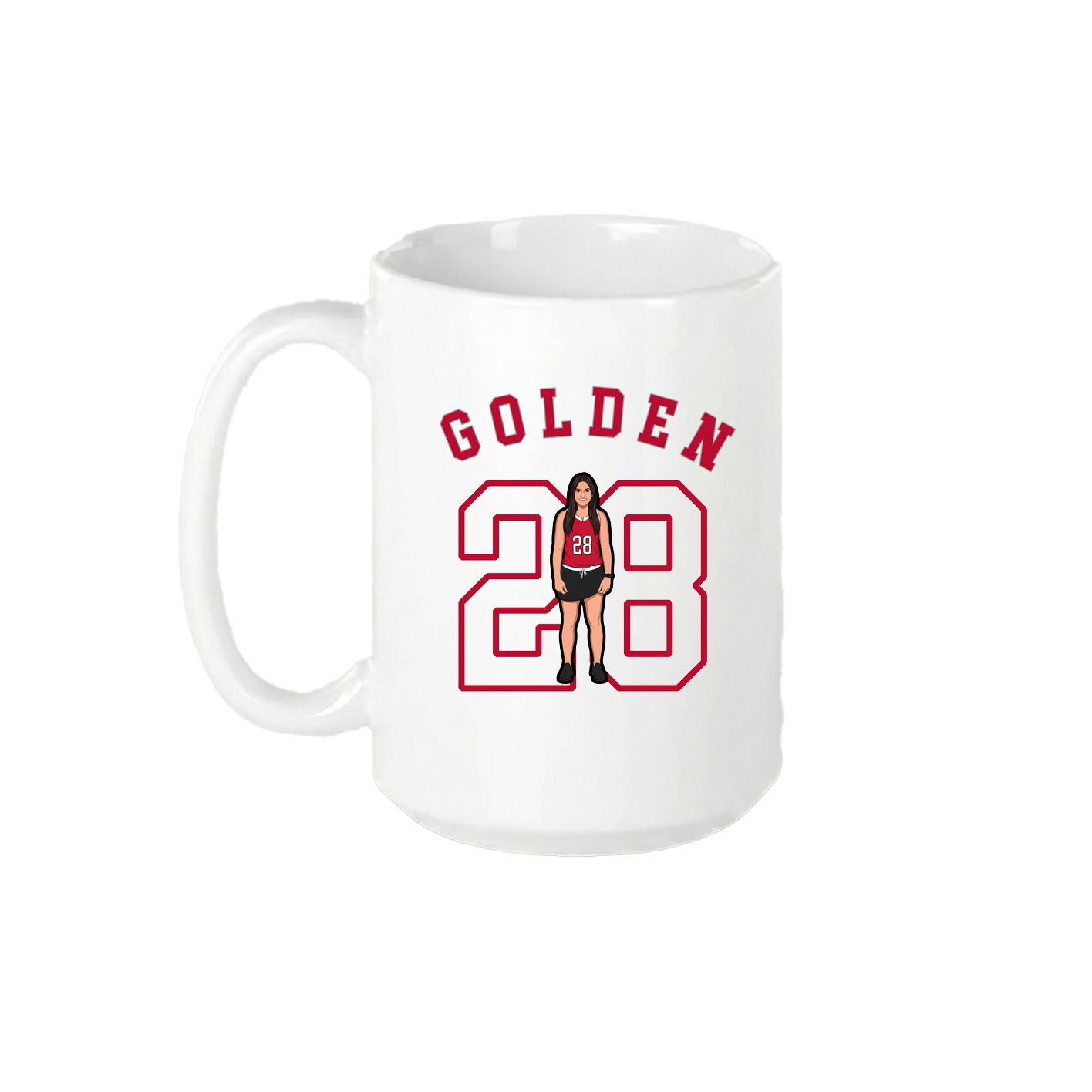 15oz Coffee Mug — Shirsey Arch in White