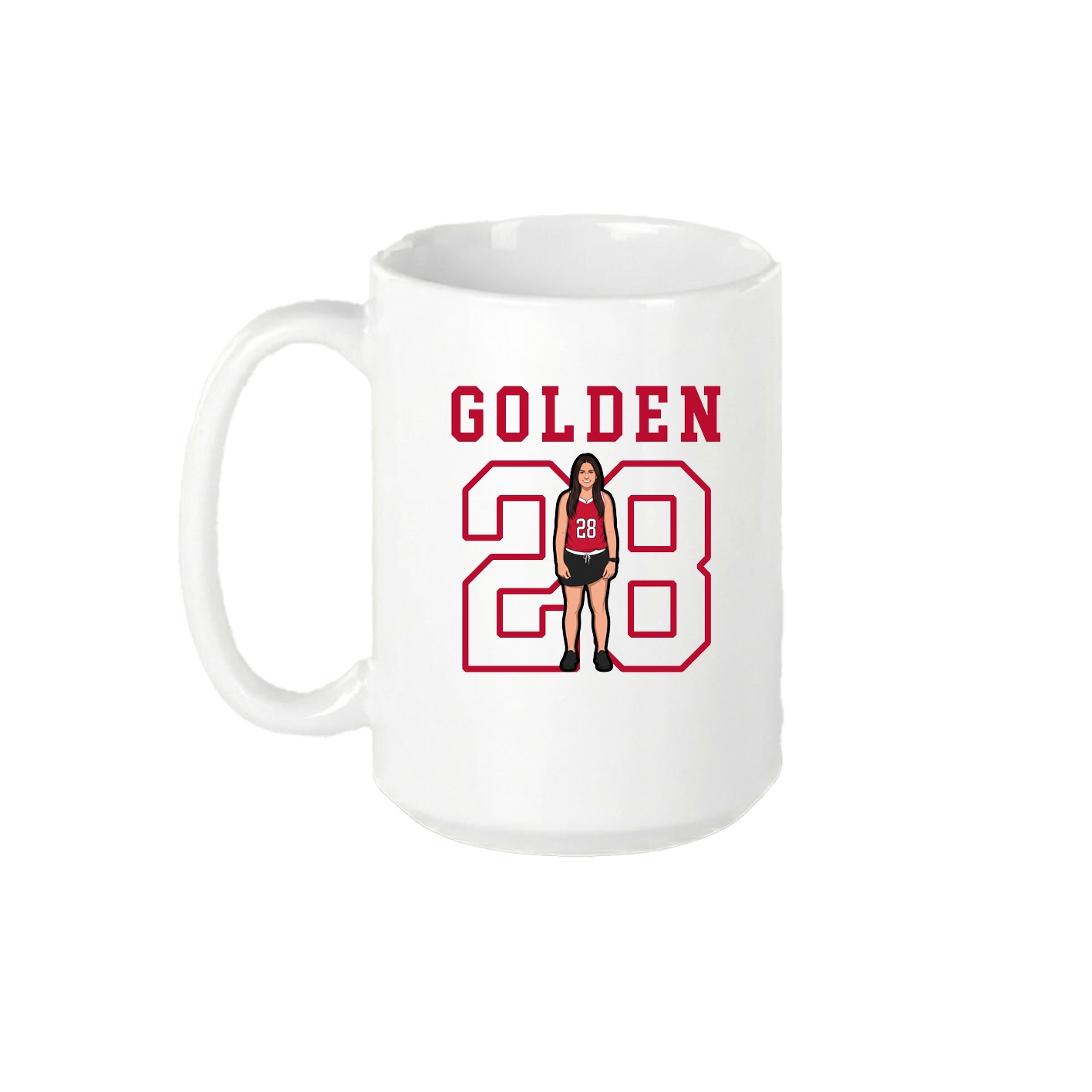 15oz Coffee Mug — Shirsey in White