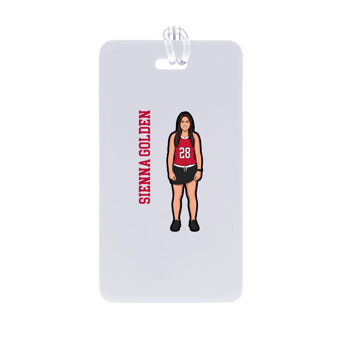 Bag Tag — Name Vertical in Classic