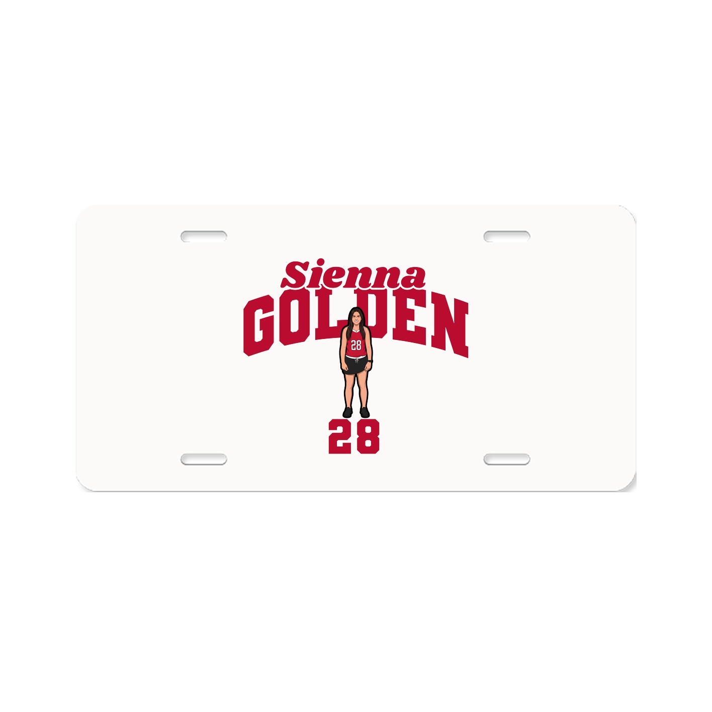 License Plate — Signature Arch in Classic