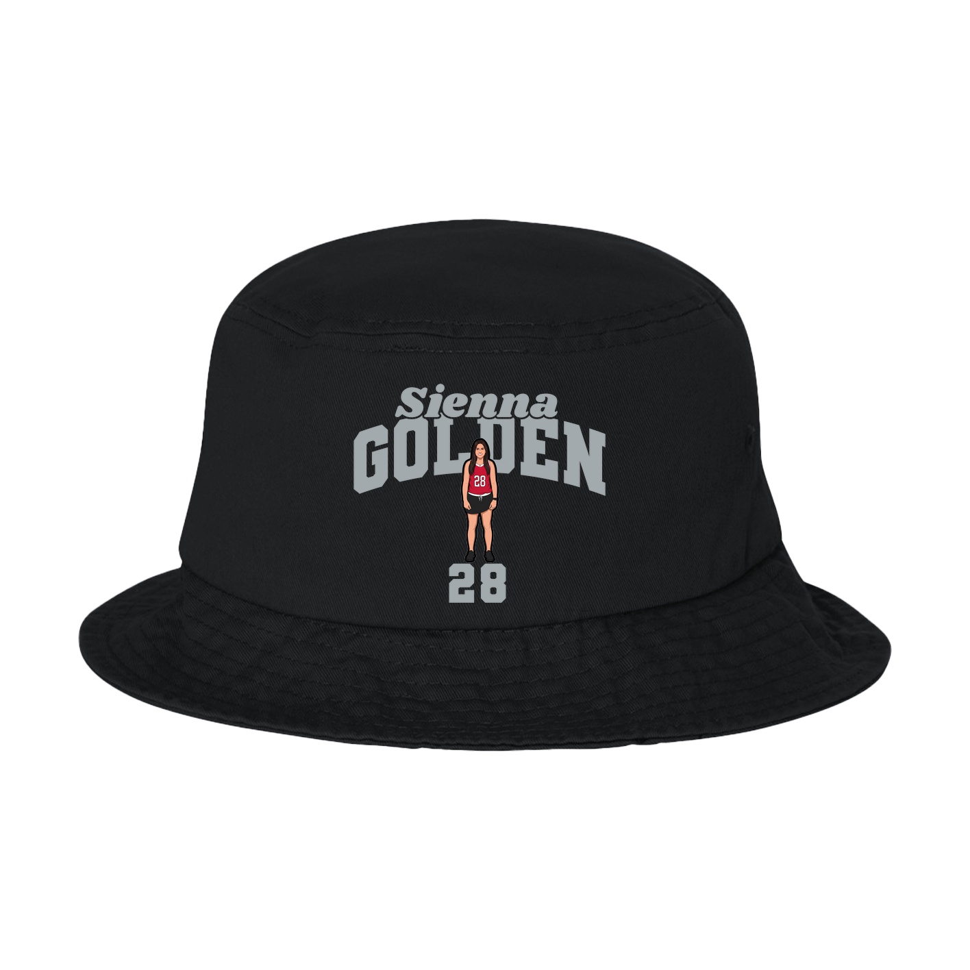 Bucket Cap — Signature Arch in Black