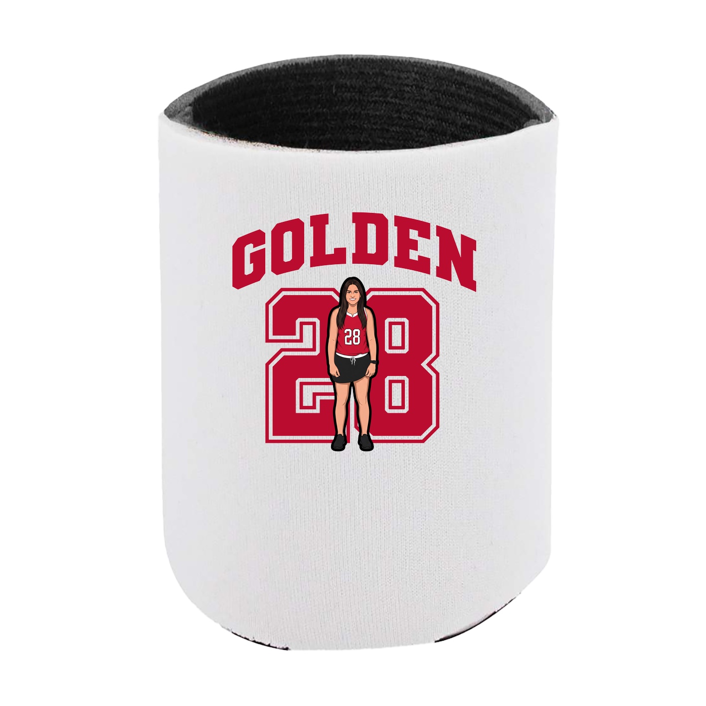 Can Holder — Number in White