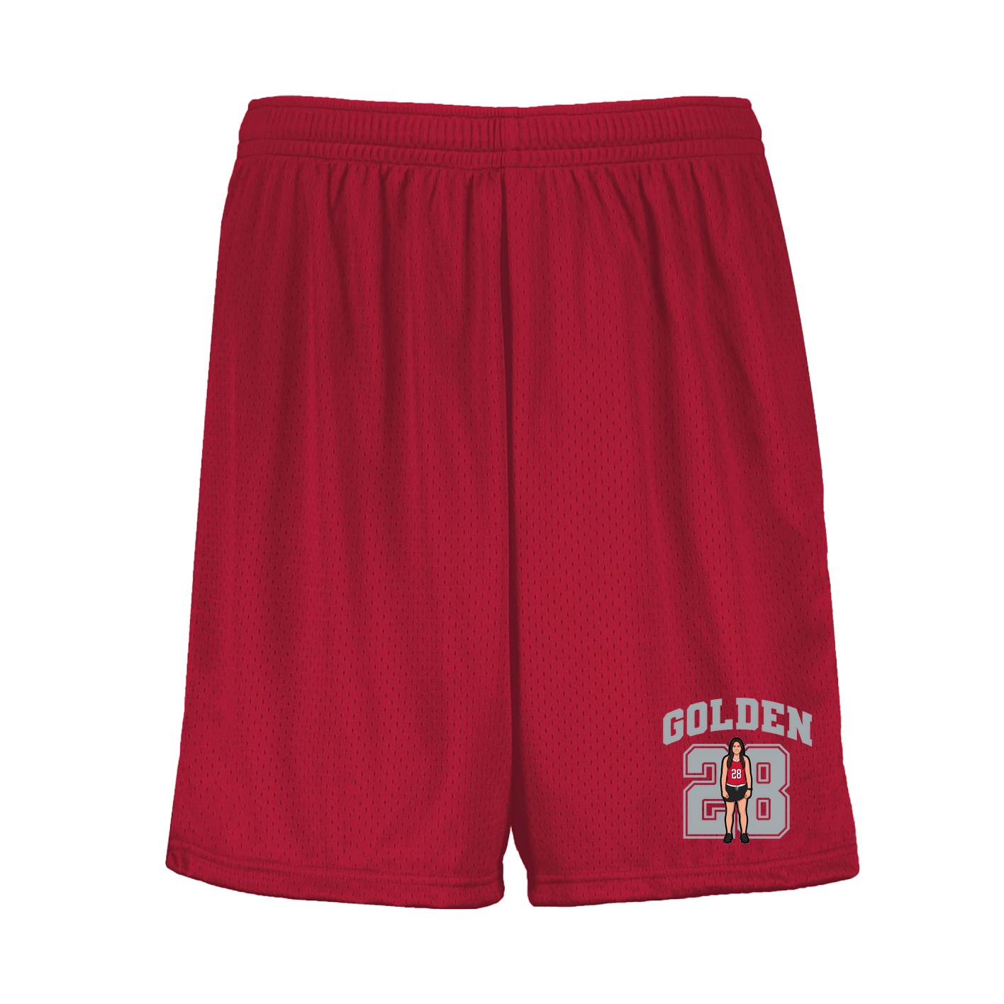 Shorts — Number in Red