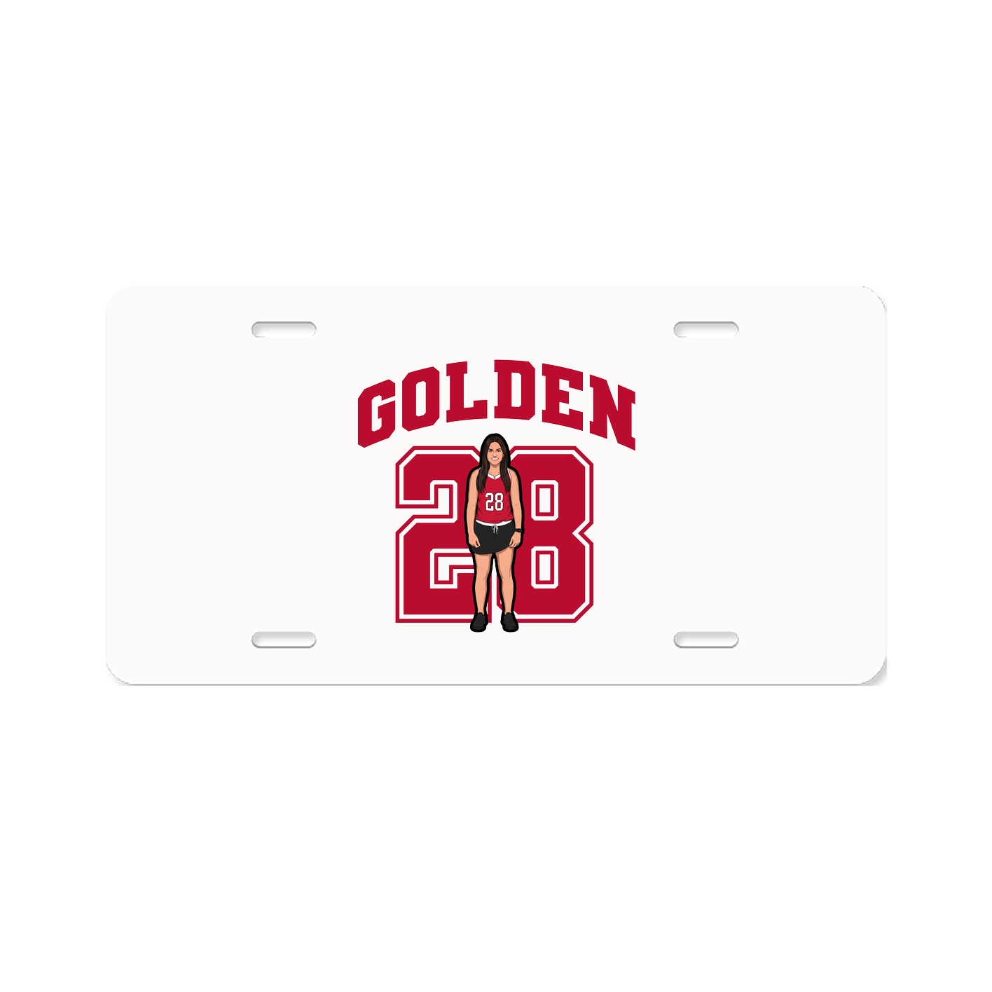 License Plate — Number in Classic