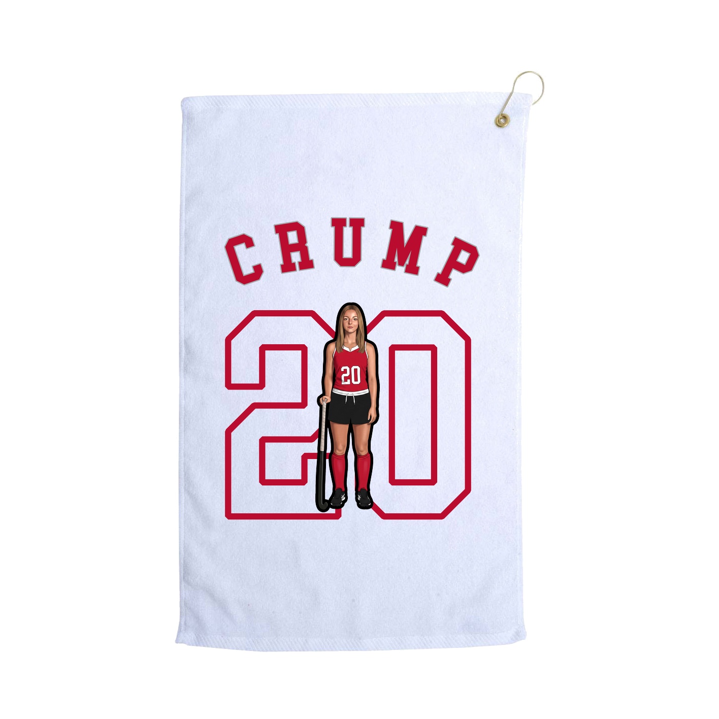Golf Towel — Shirsey Arch in White