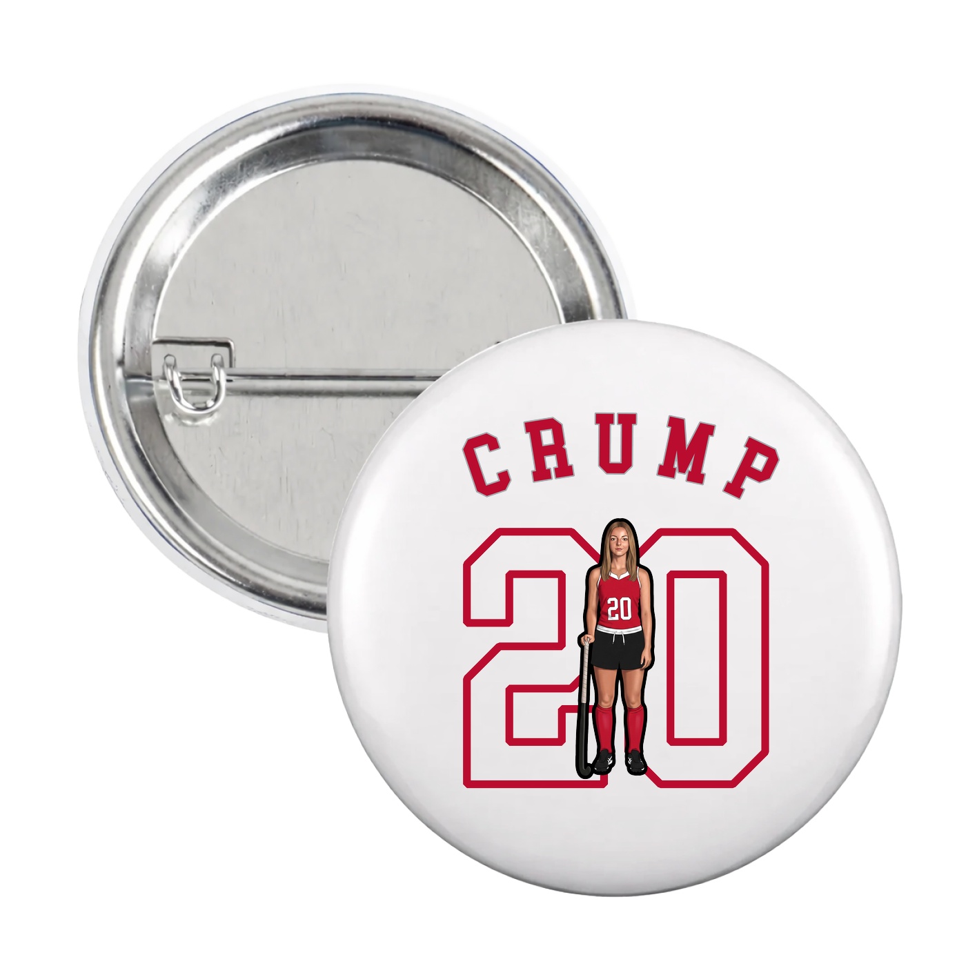 Game Day Button — Shirsey Arch in White