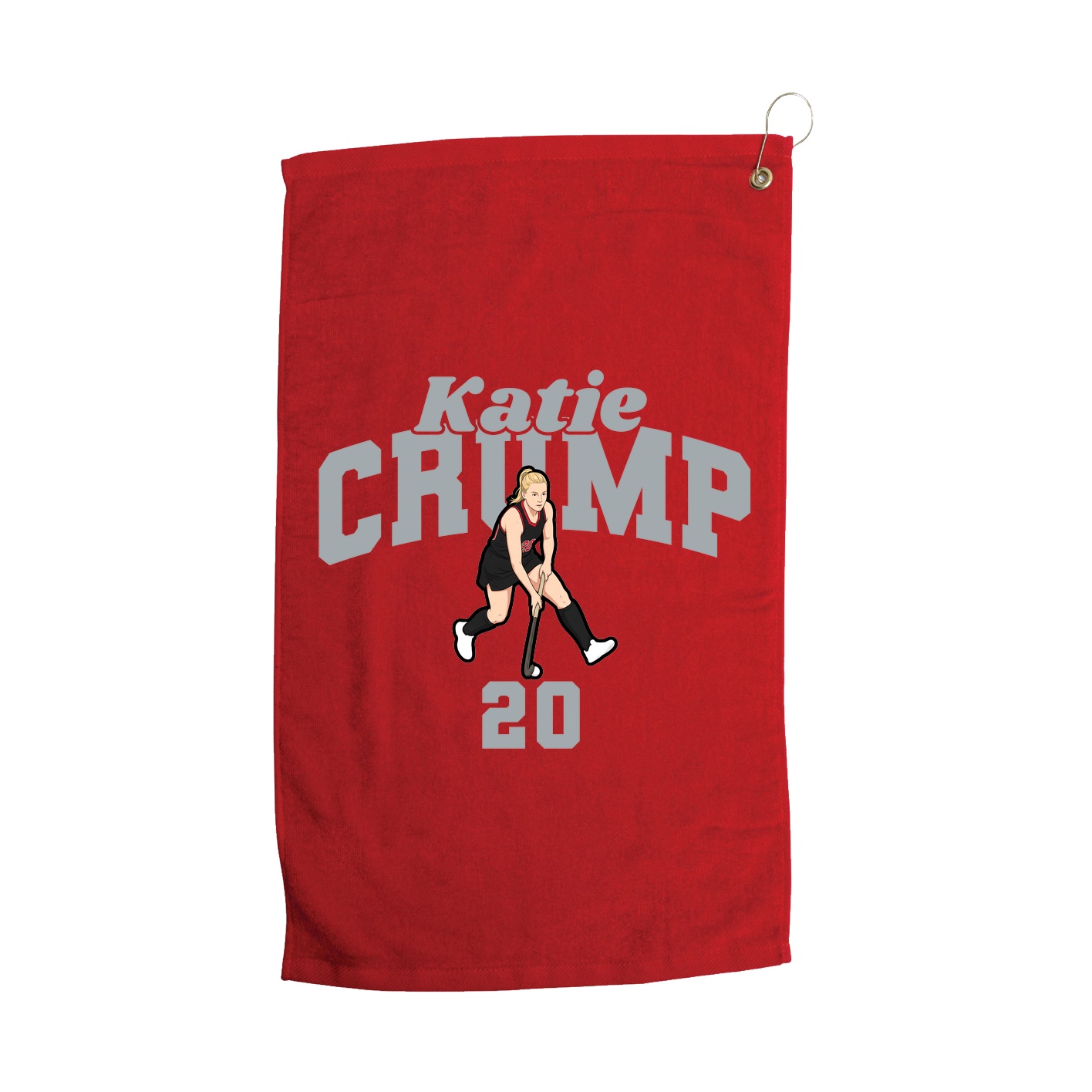 Golf Towel — Signature Arch in Red