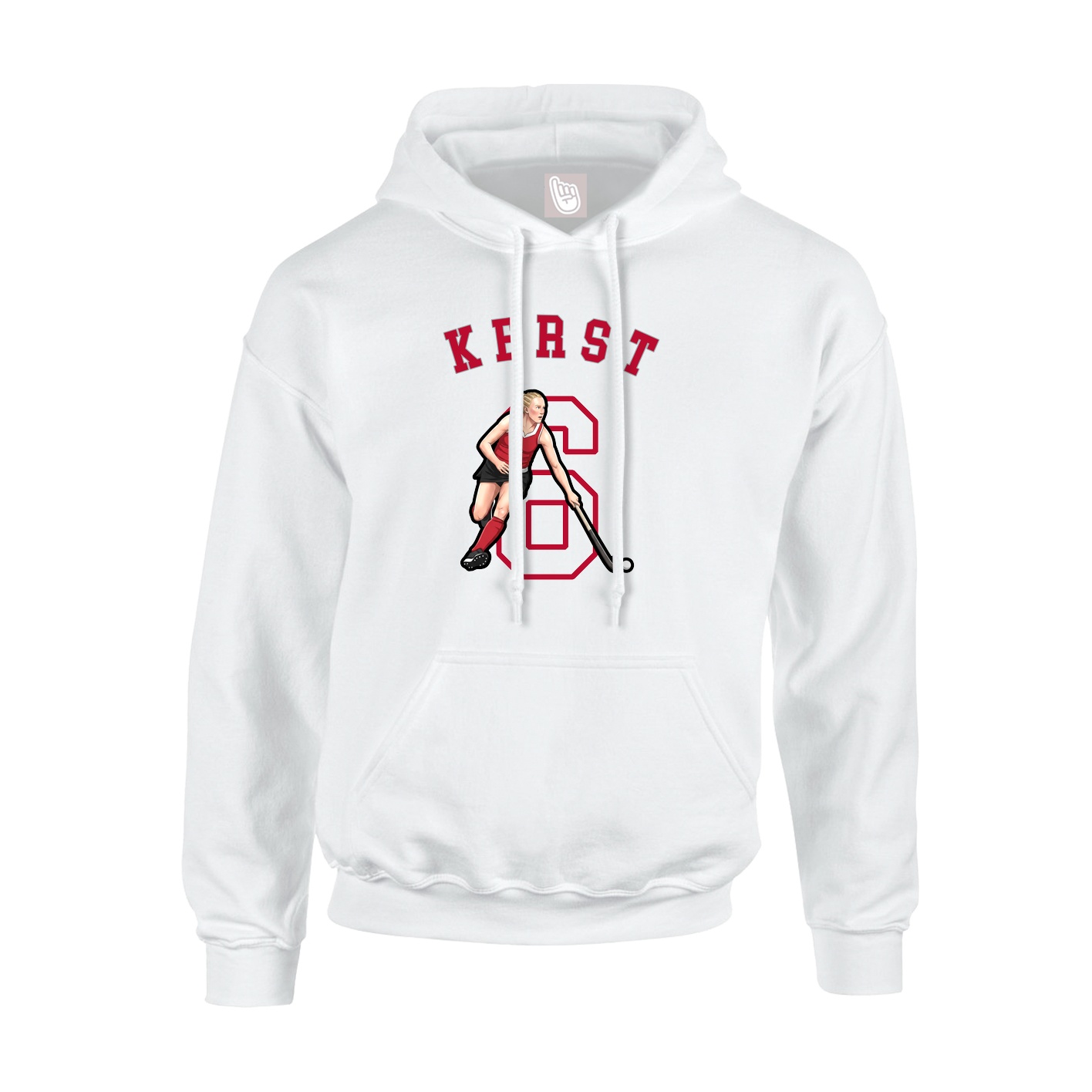 Youth Hoodie — Shirsey Arch in White