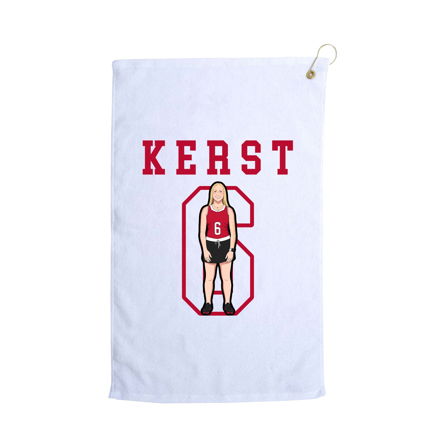 Golf Towel — Shirsey in White