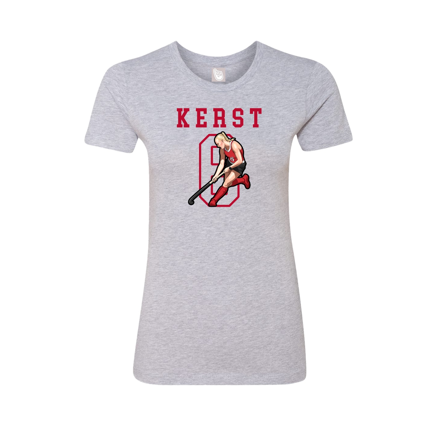Fitted Women's Tee — Shirsey in Grey
