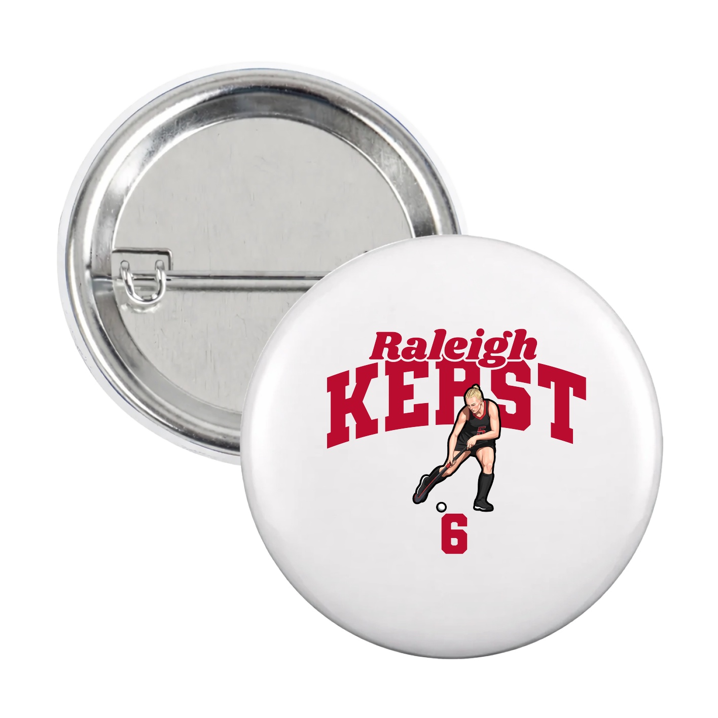 Game Day Button — Signature Arch in White