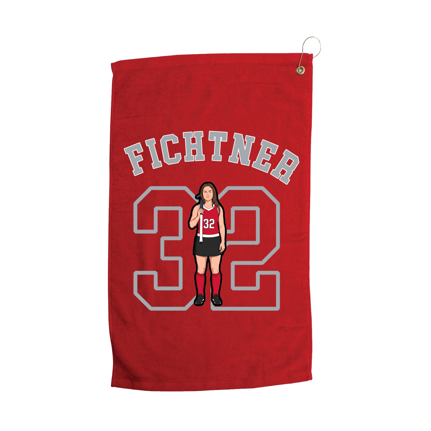 Golf Towel — Shirsey Arch in Red