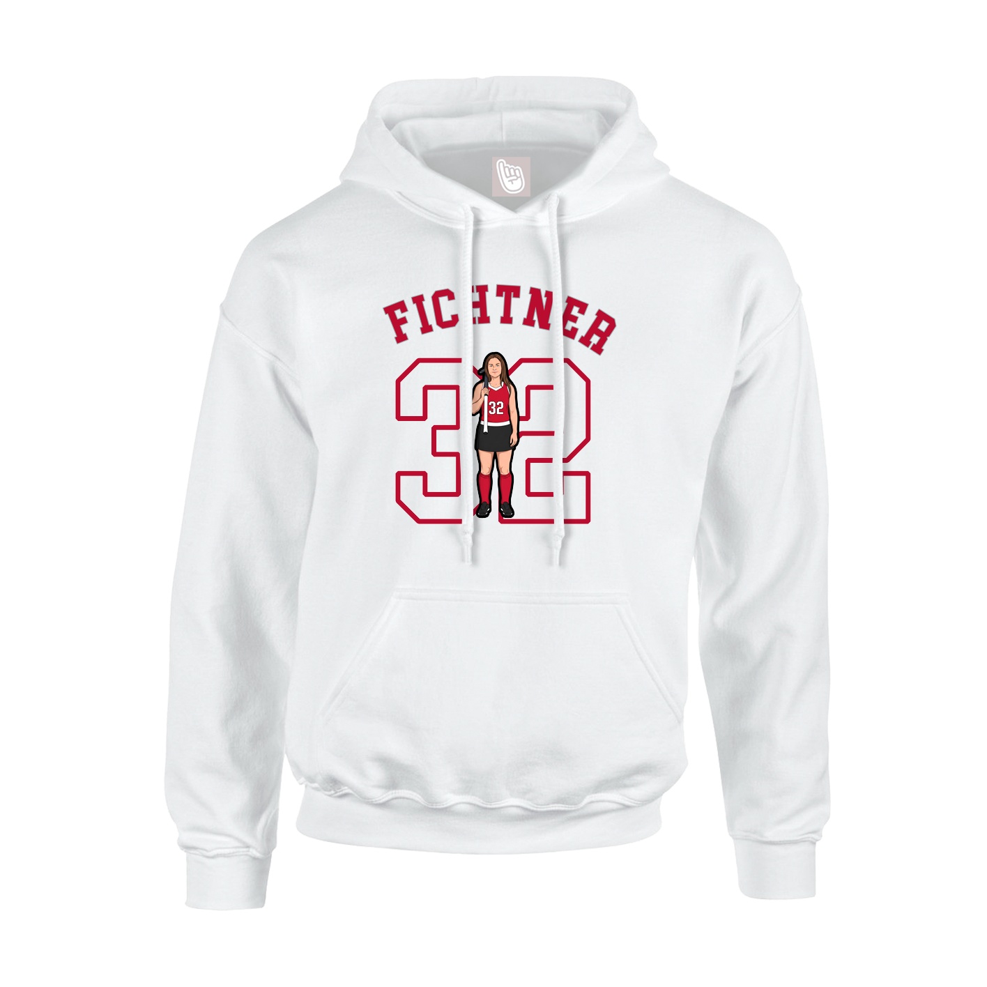 Hoodie — Shirsey Arch in White