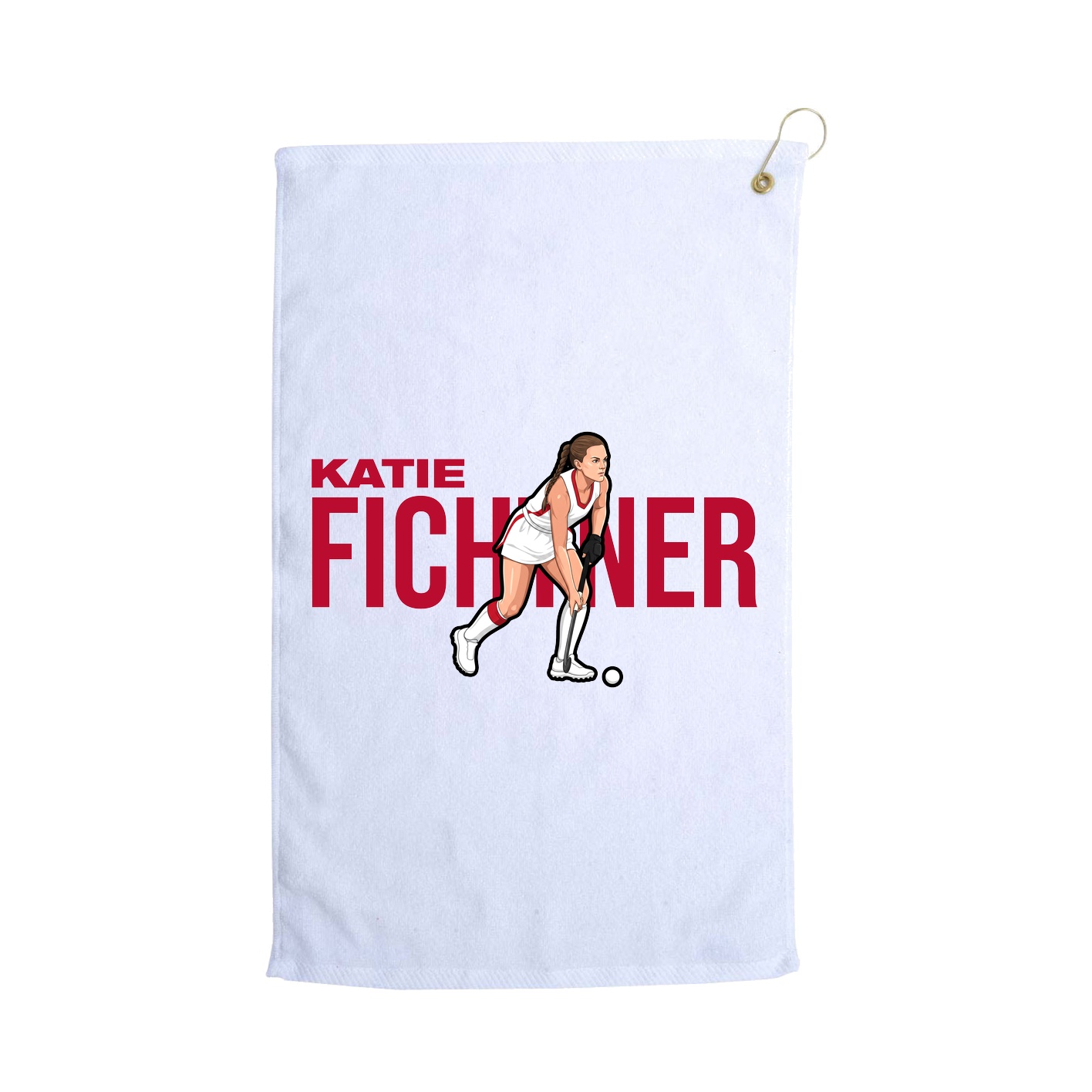 Golf Towel — Player Name in White