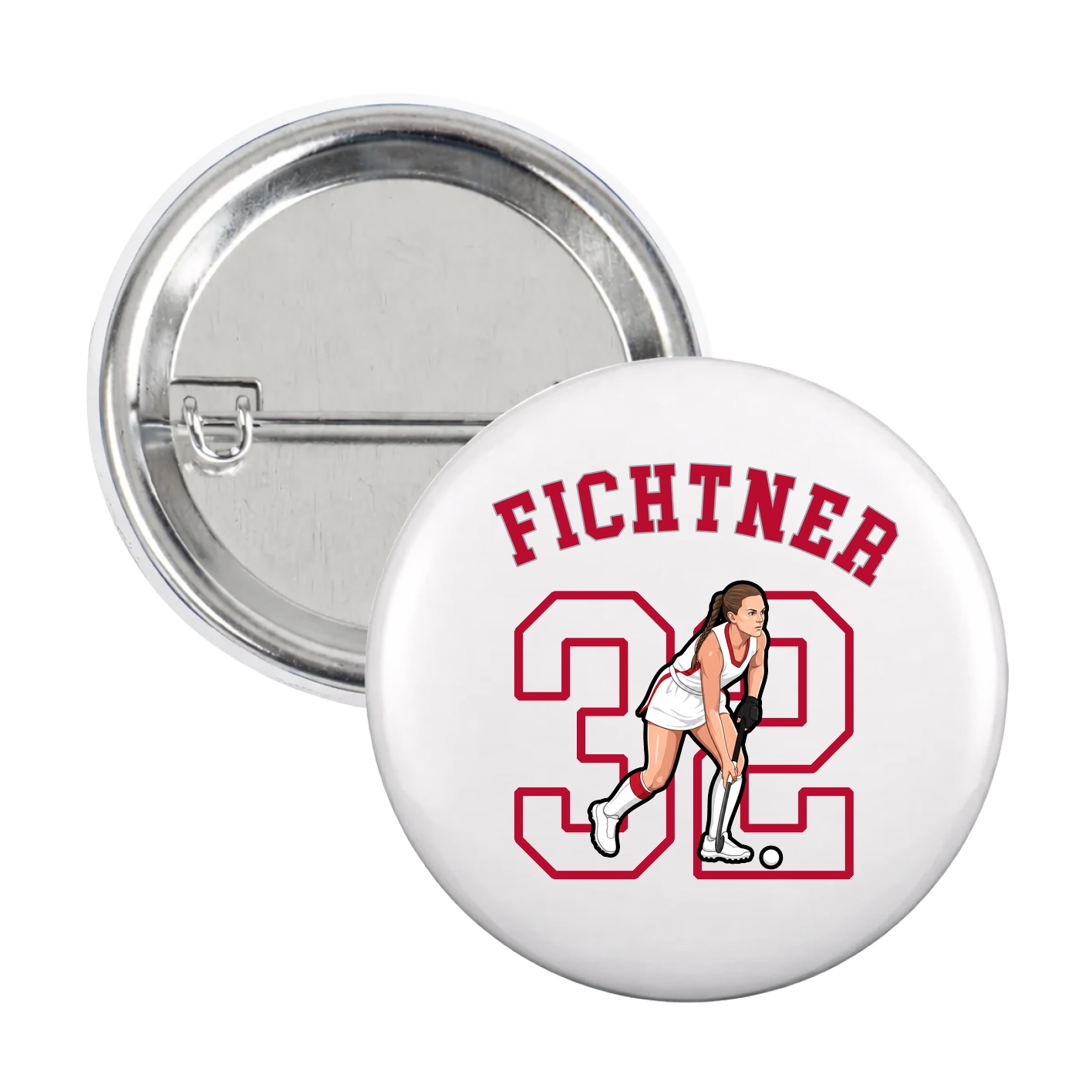 Game Day Button — Shirsey Arch in White