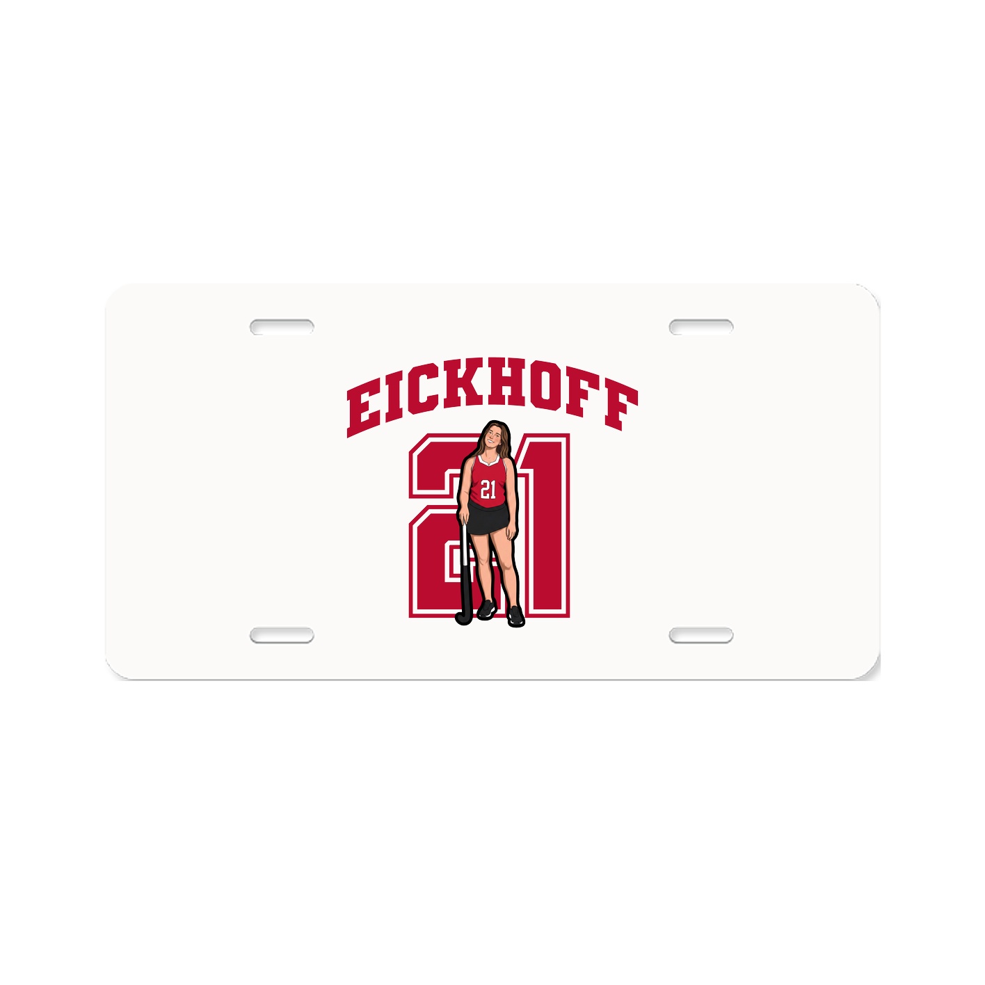 License Plate — Number in Classic