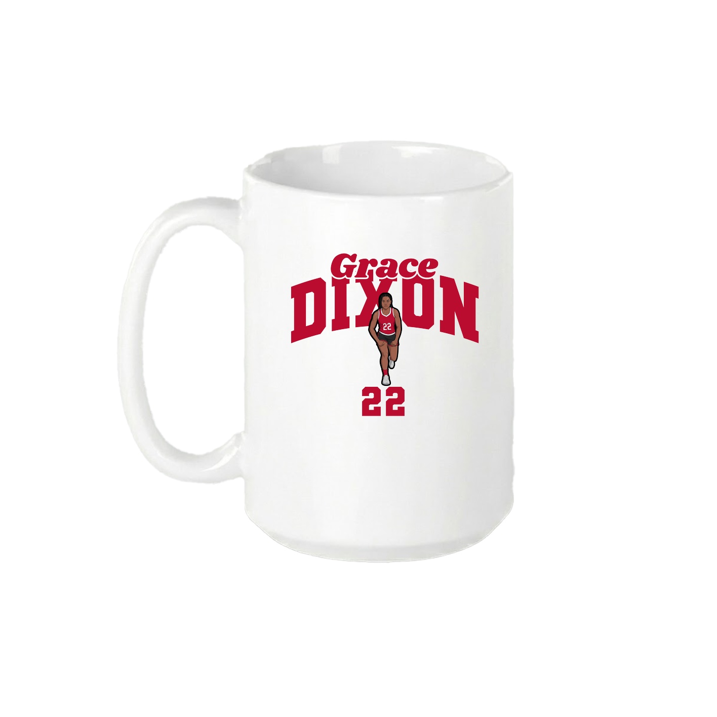 15oz Coffee Mug — Signature Arch in White