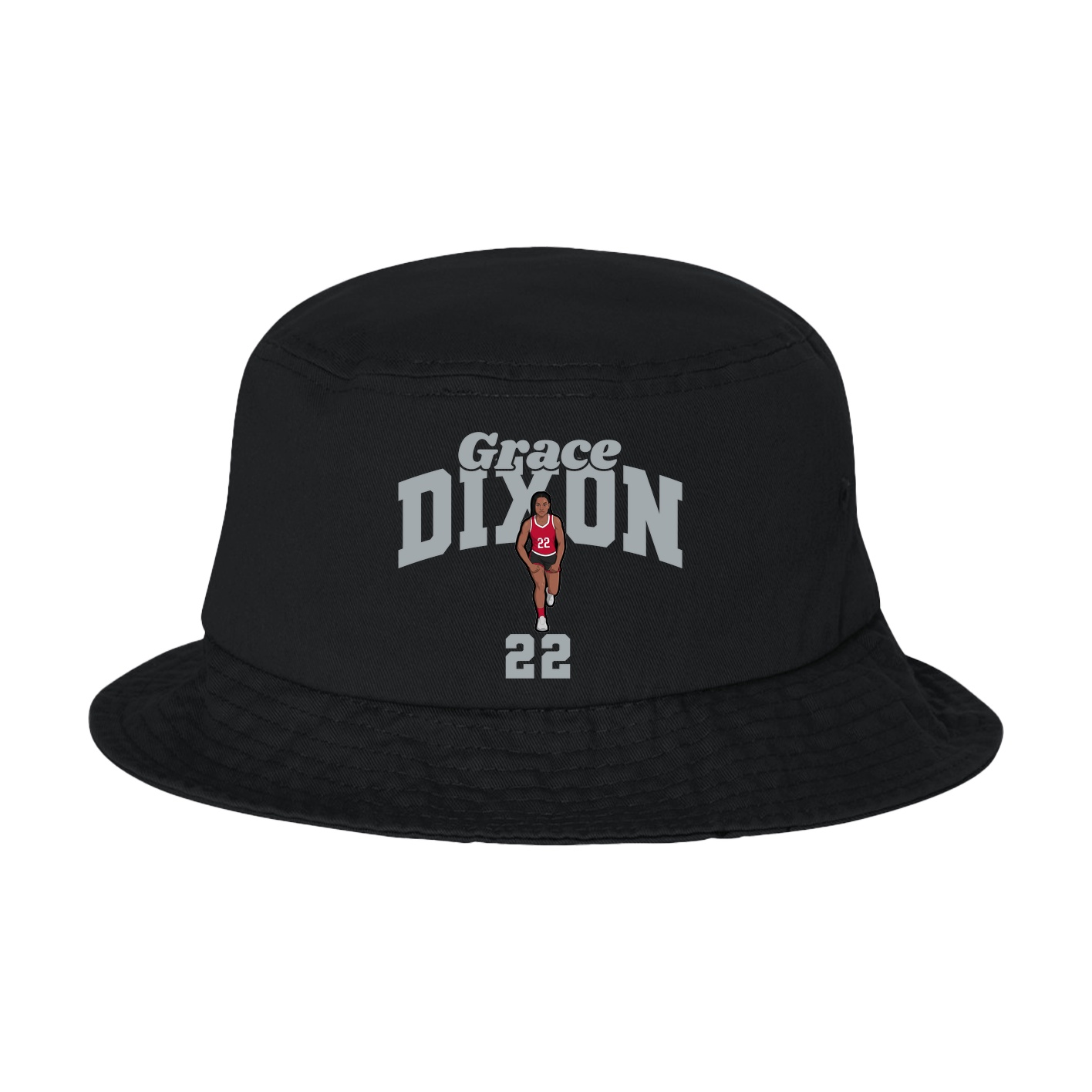 Bucket Cap — Signature Arch in Black