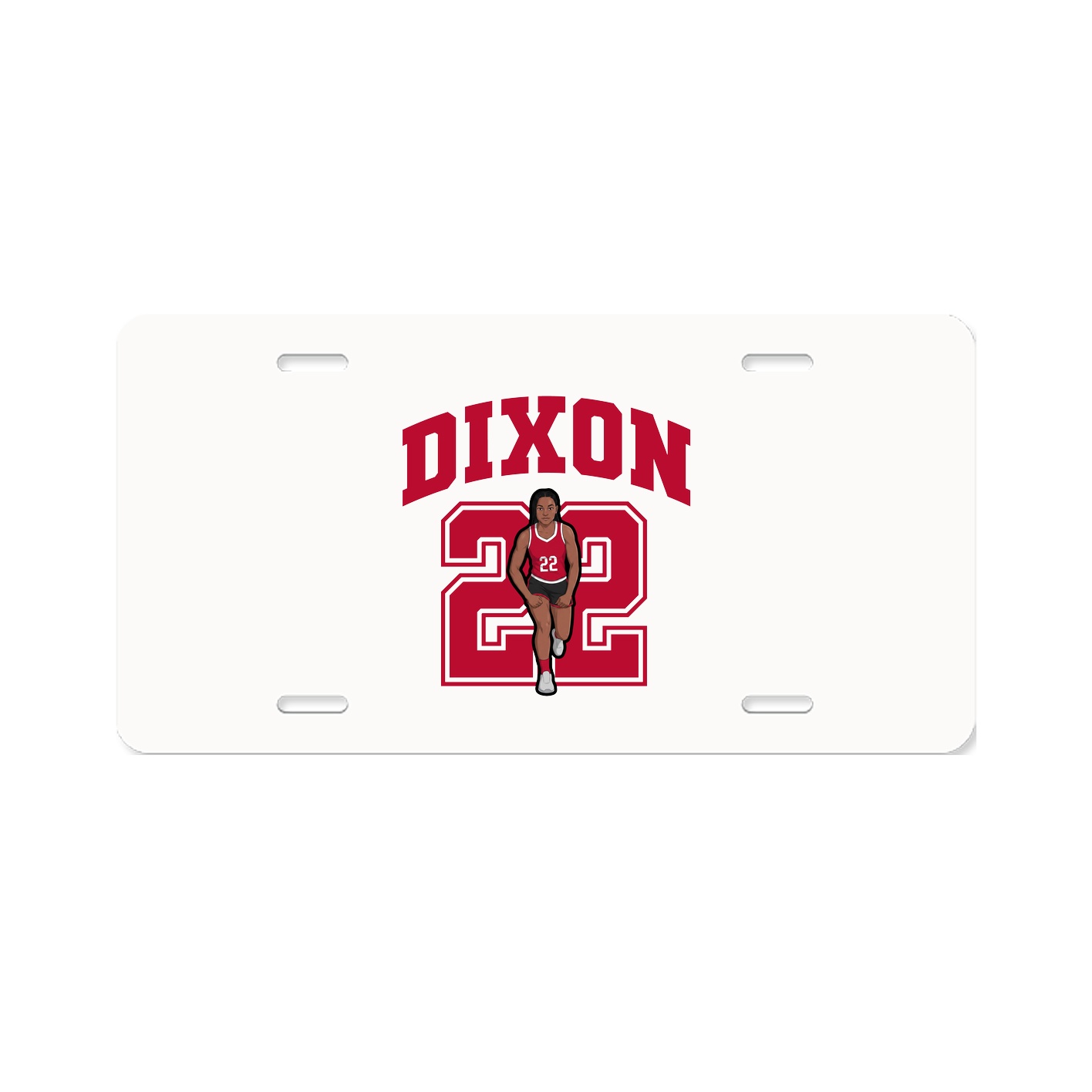 License Plate — Number in Classic