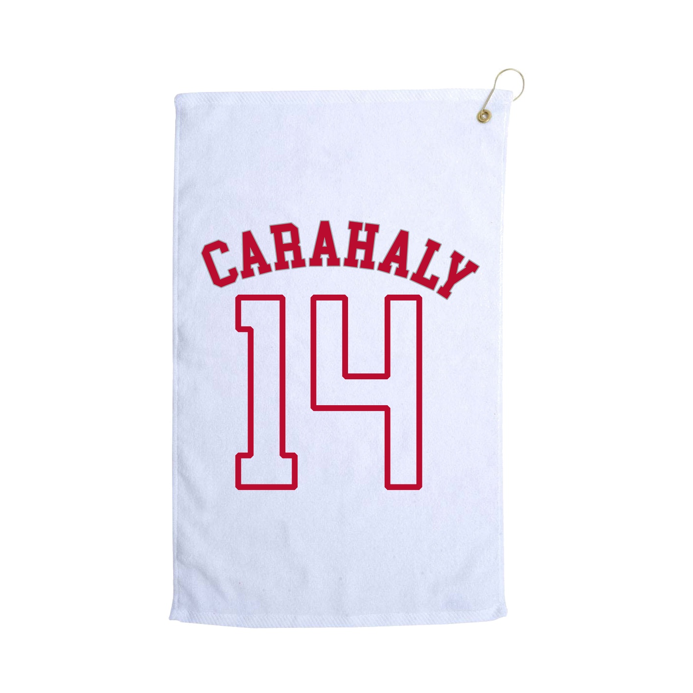 Golf Towel — Shirsey Arch in White