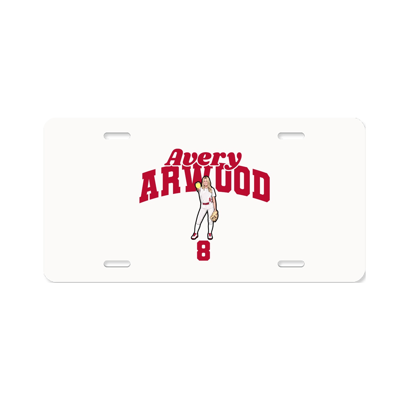 License Plate — Signature Arch in Classic