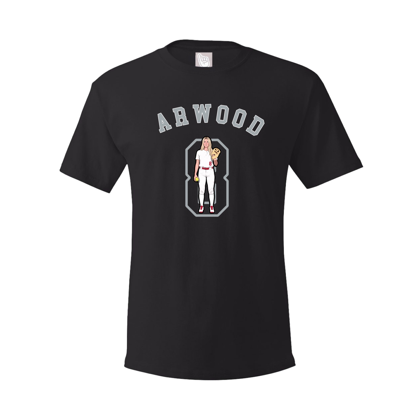 Youth Tee — Shirsey Arch in Black