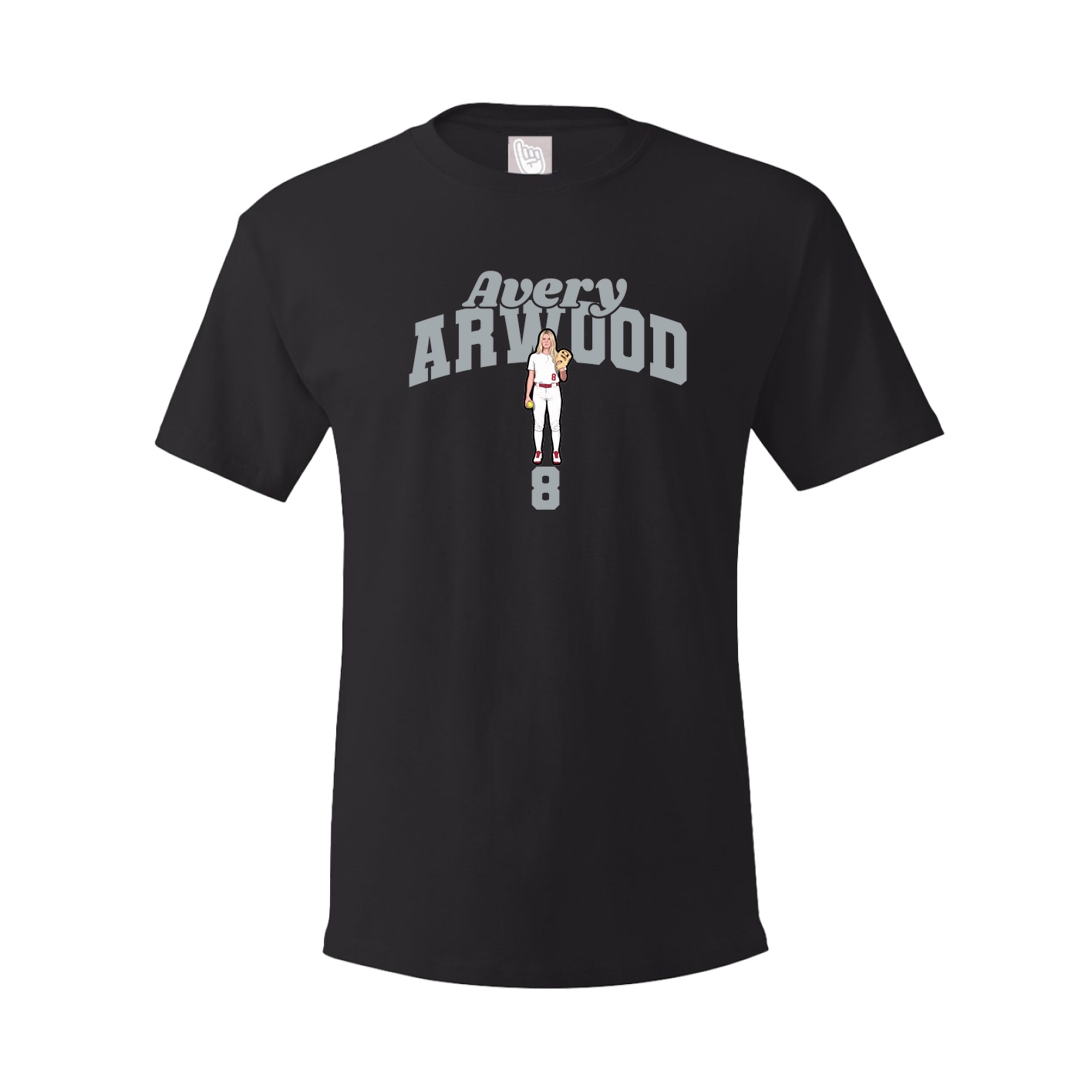 Youth Tee — Signature Arch in Black