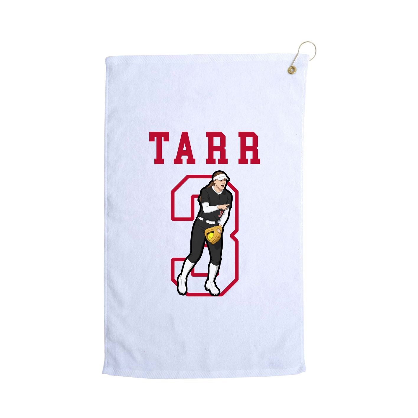 Golf Towel — Shirsey in White