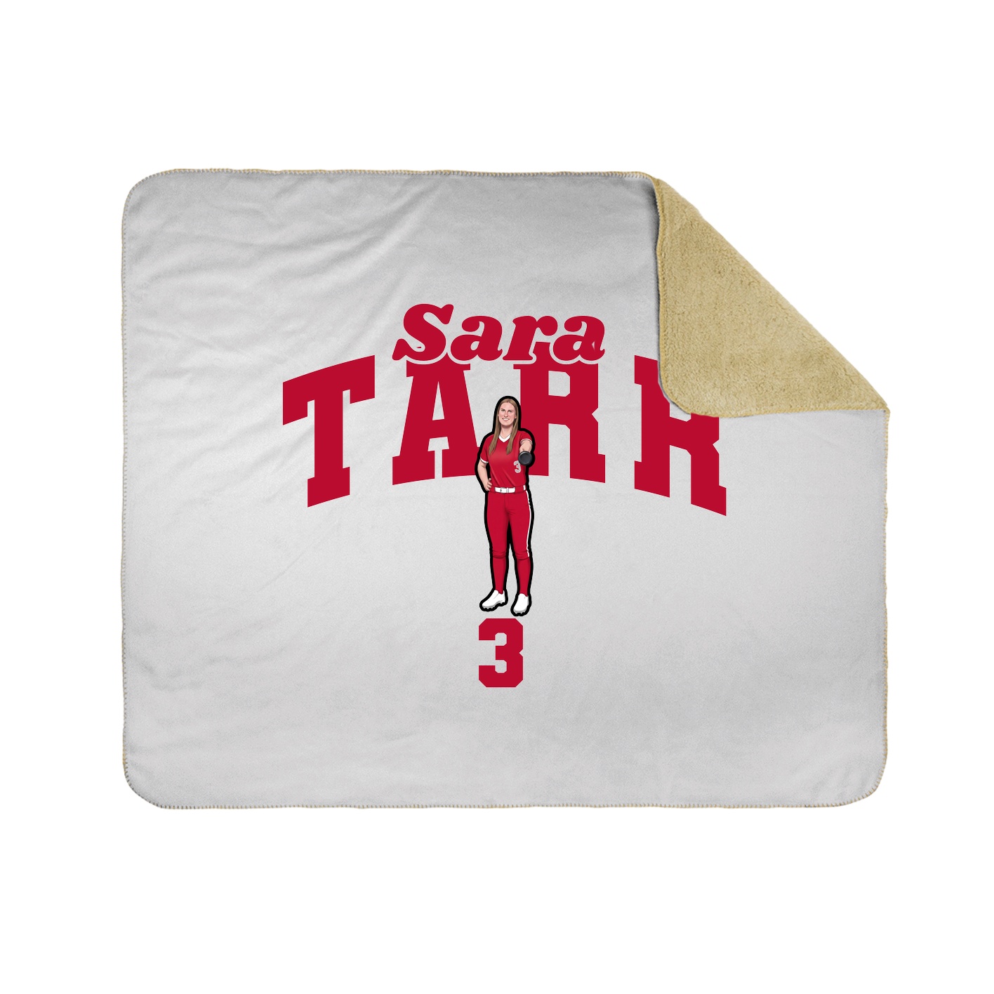 Throw Blanket — Signature Arch in White