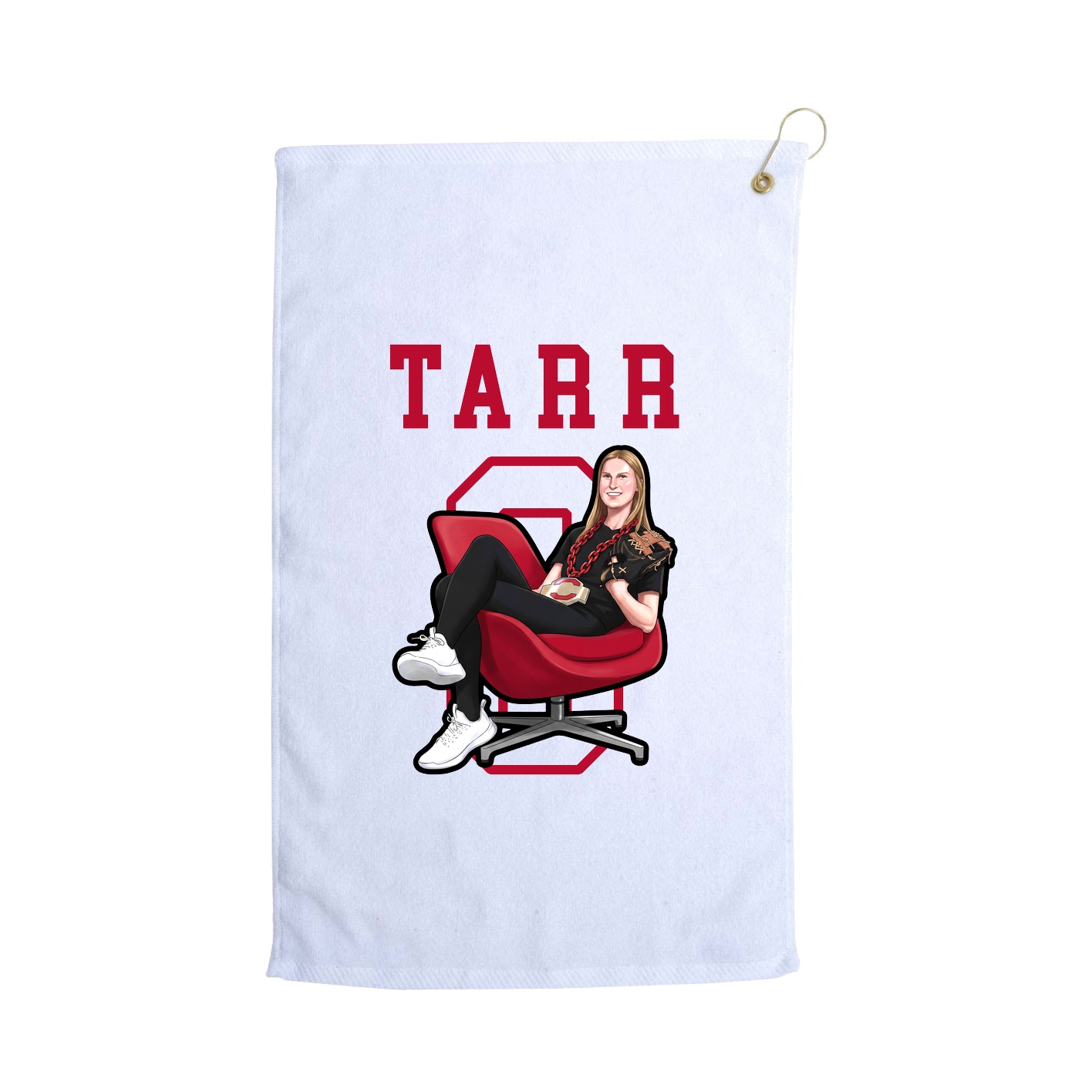 Golf Towel — Shirsey in White