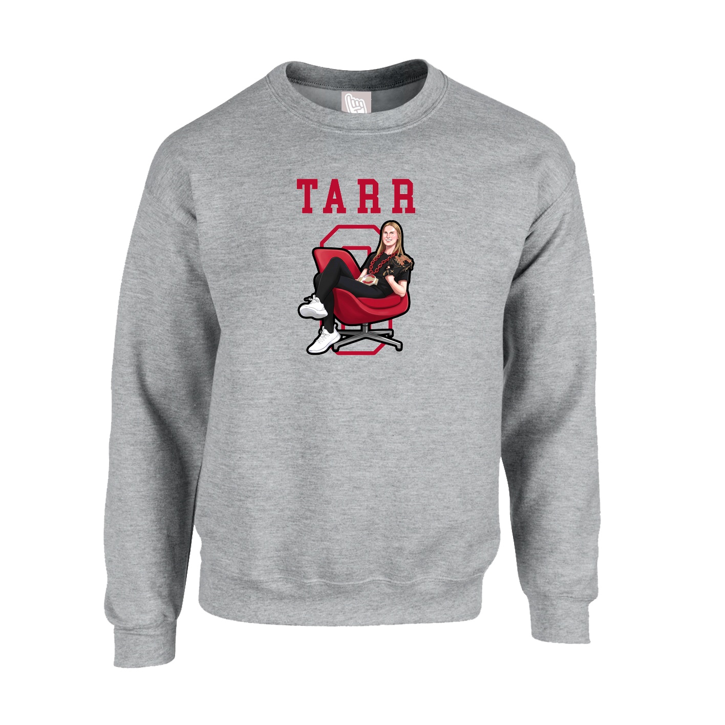 Fleece Crew — Shirsey in Grey