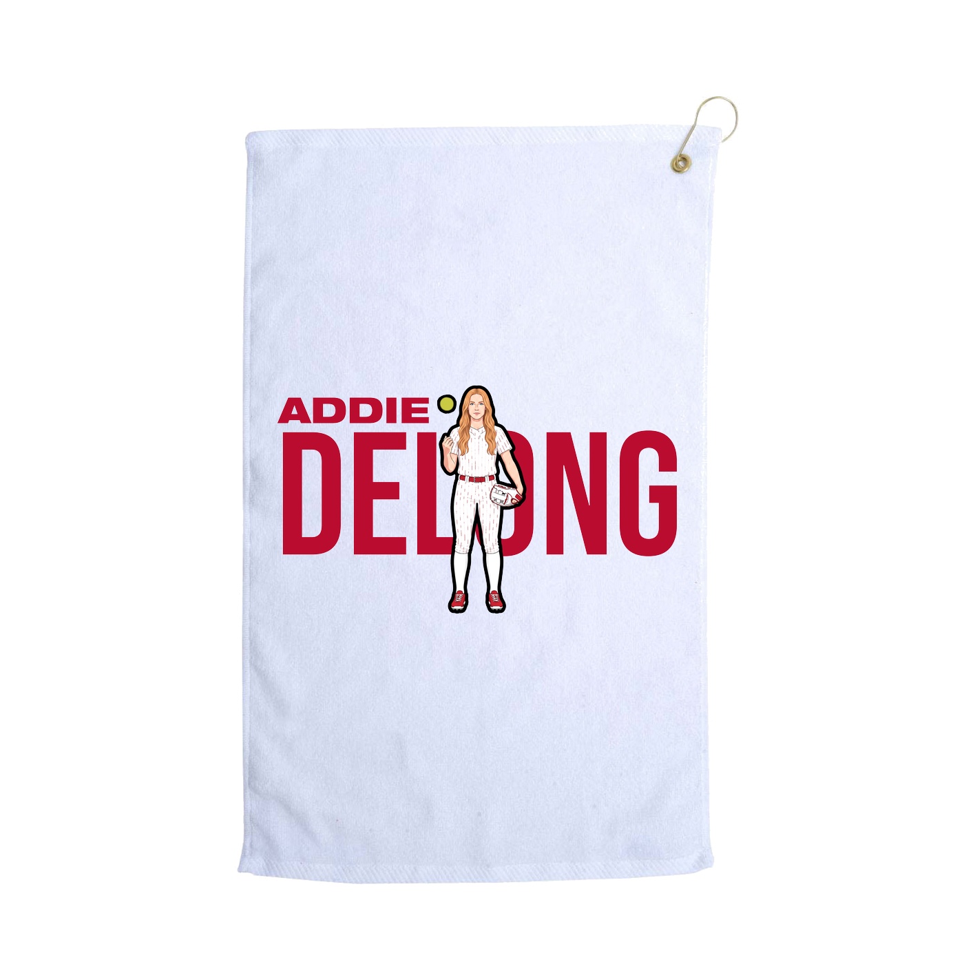 Golf Towel — Player Name in White