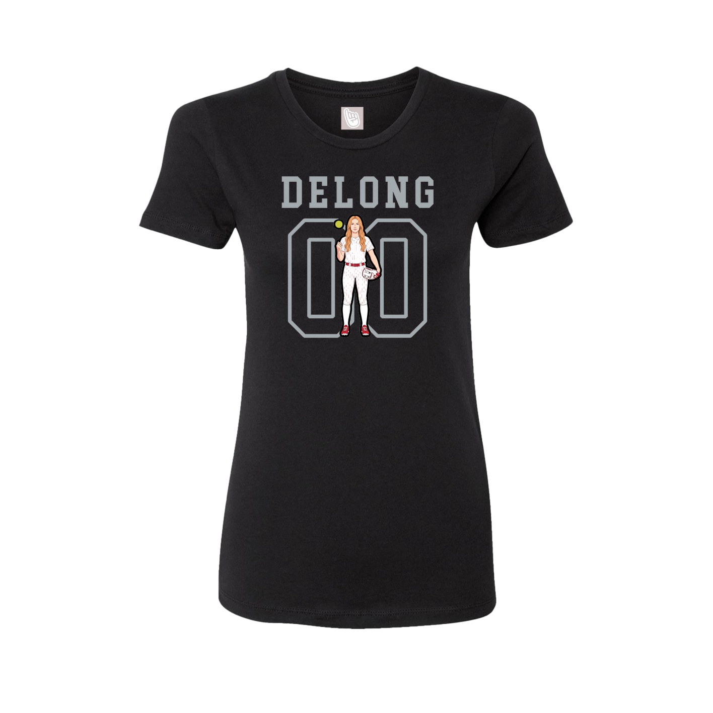 Fitted Women's Tee — Shirsey in Black