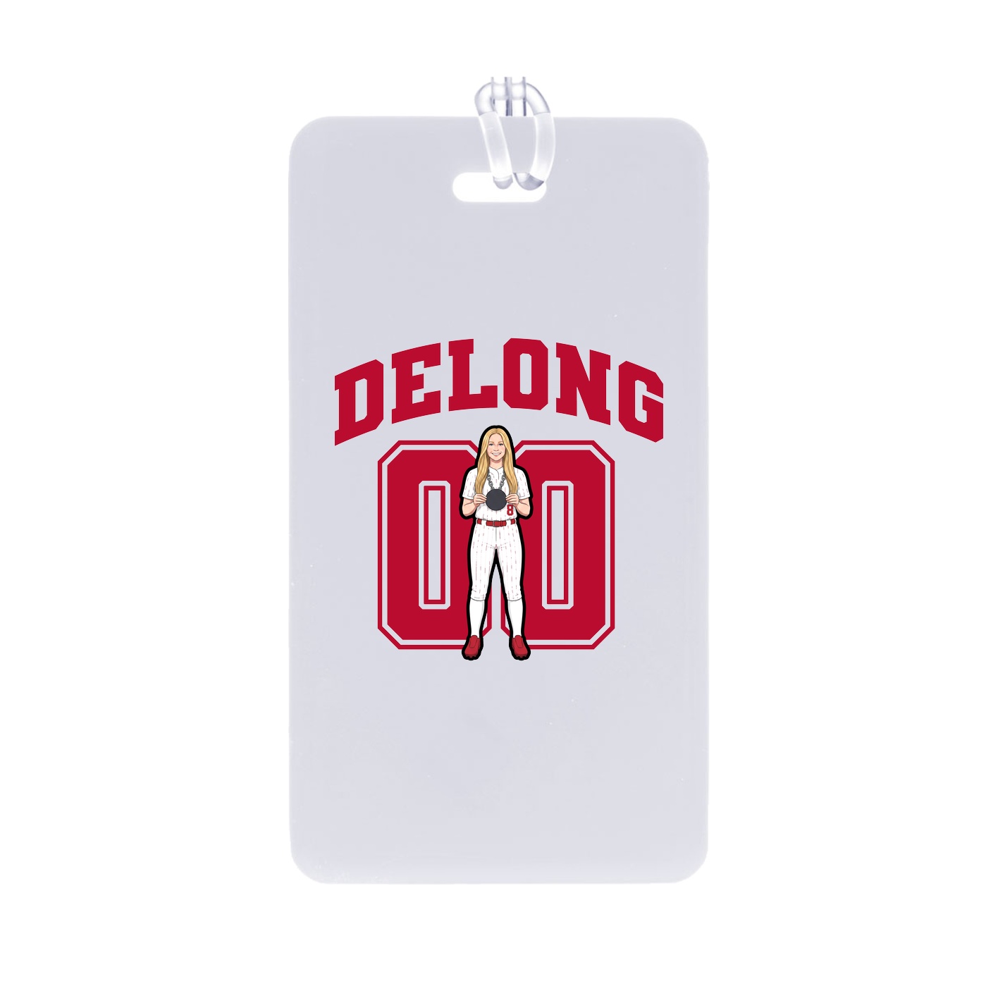 Bag Tag — Number in Classic