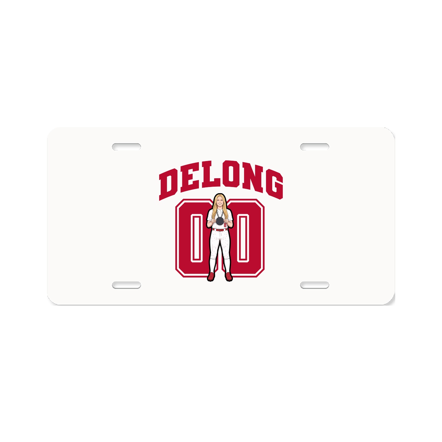 License Plate — Number in Classic