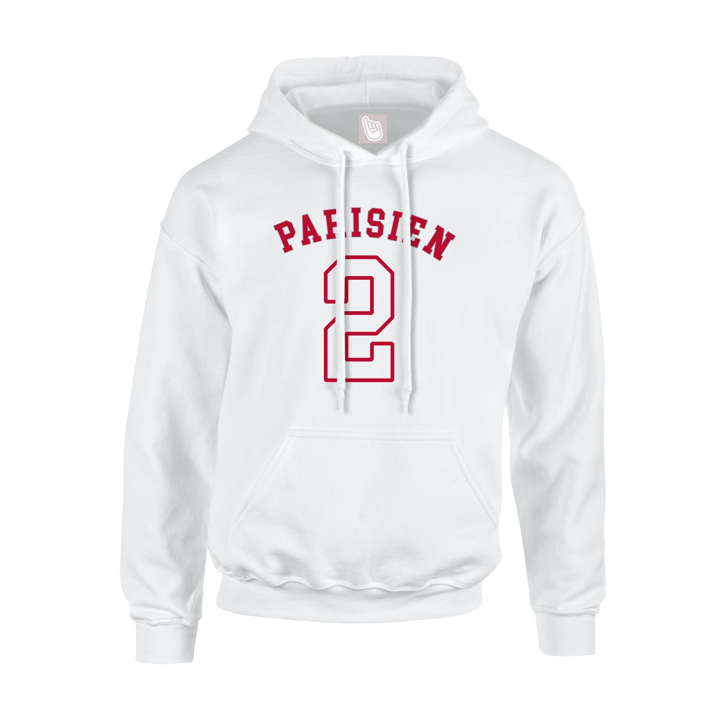 Hoodie — Shirsey Arch in White