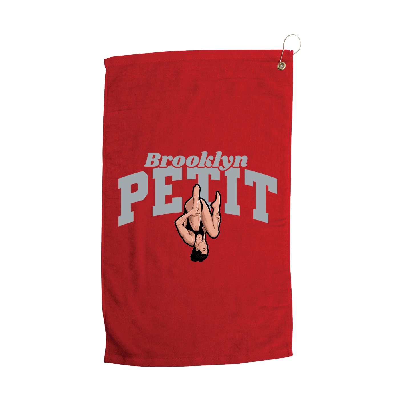 Golf Towel — Signature Arch in Red